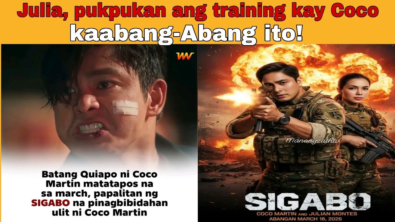 Julia, pukpukan ang training kay Coco