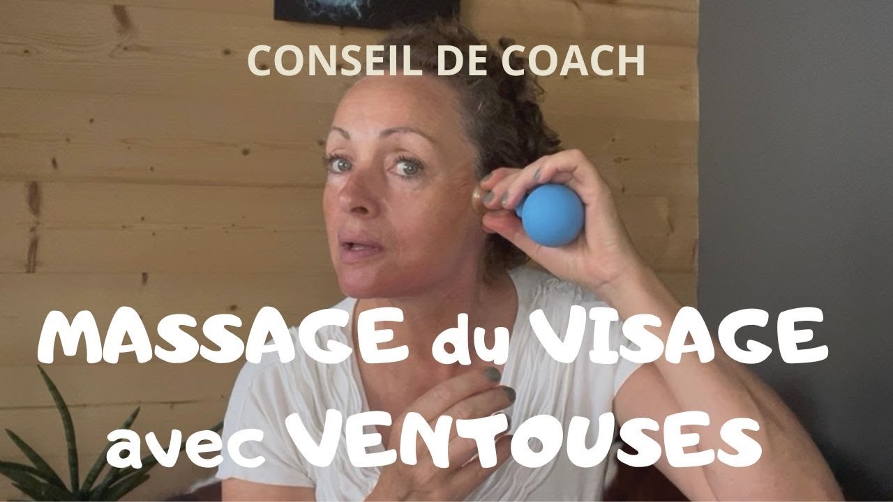 MASSAGE du VISAGE avec des VENTOUSES