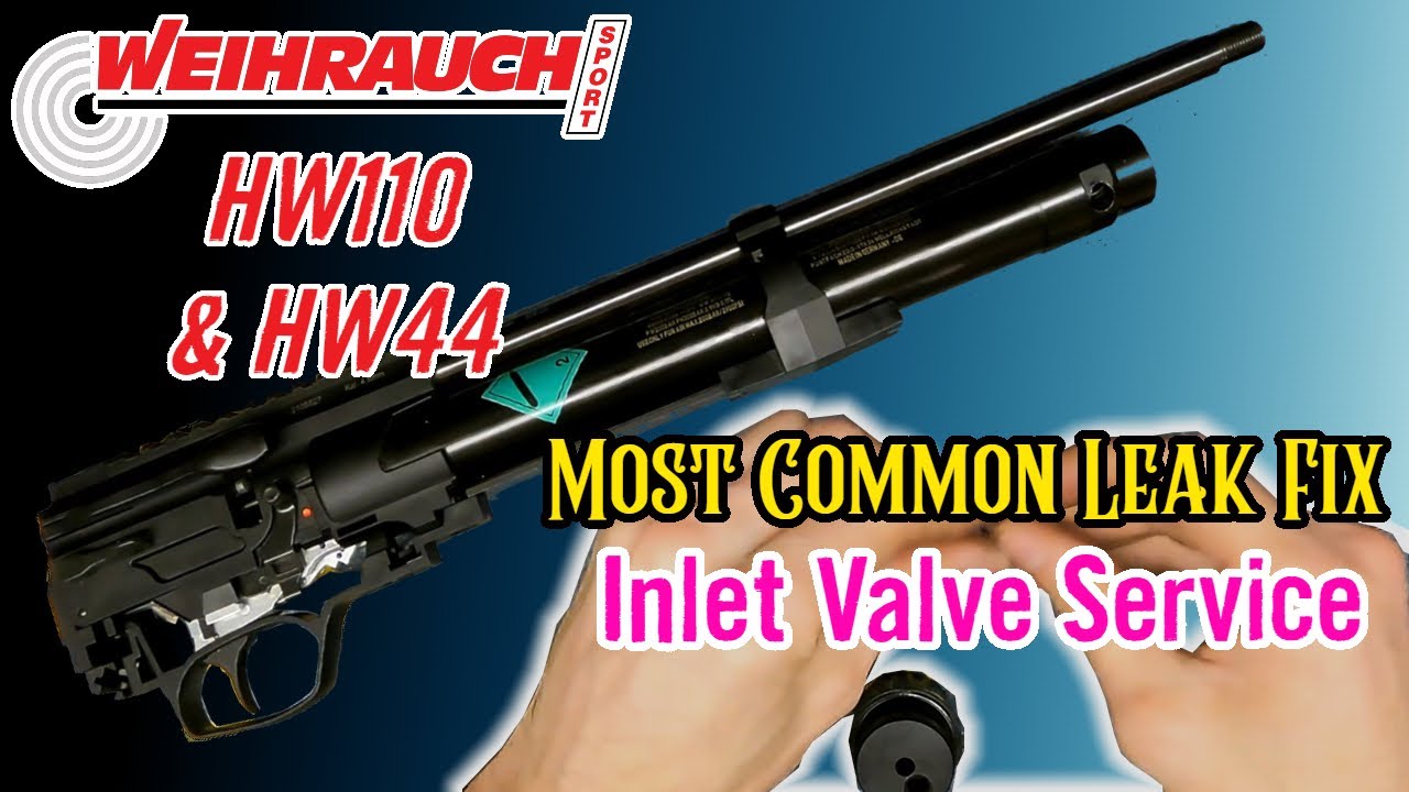 Weihrauch HW110 и HW44 Наиболее распространенное устранение утечек — обслуживание цилиндров