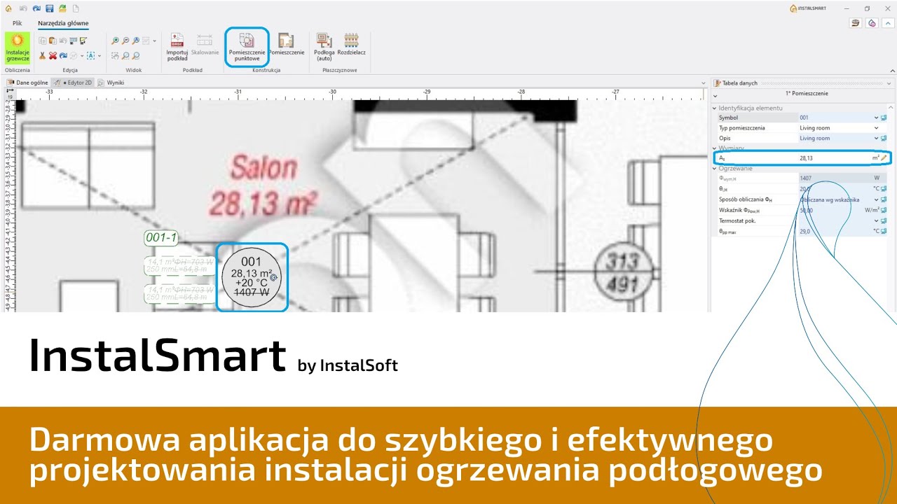 NOWOŚĆ! InstalSmart - nowa DARMOWA aplikacja do projektowania instalacji ogrzewania podłogowego