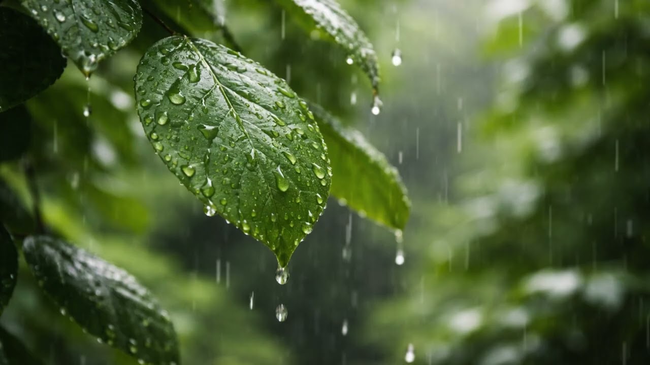 Can’t Sleep? Try This 🌧 1 Hour Soft Rain & Piano for Deep Sleep