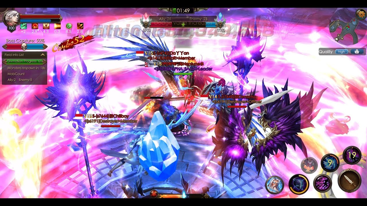 海Neptune水 IFF Battle ||| 1V3 ||| Legacy of Discord-FuriousWings