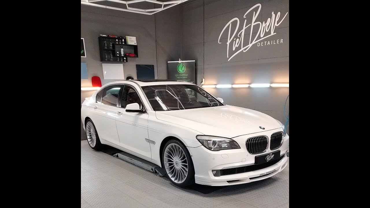 Car Cleaning / Detailing met Piet - BMW Alpina B7 Bi Turbo & Lederherstel