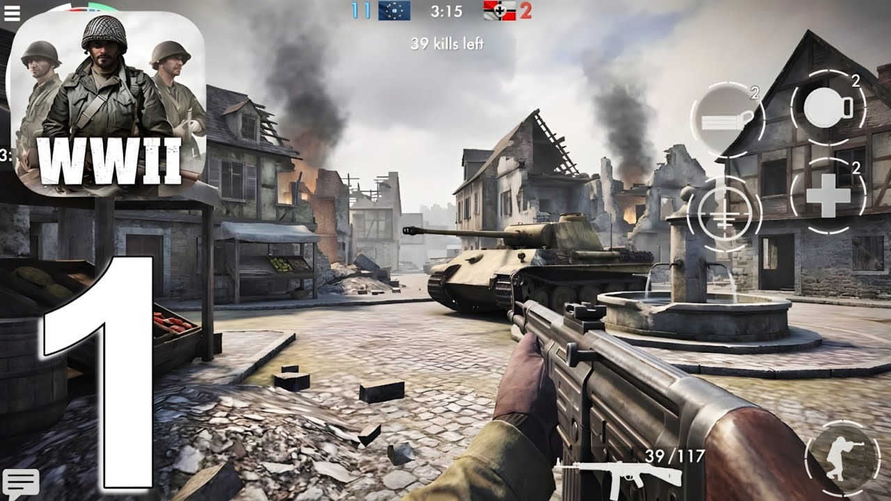 World War Heroes | FPS Gameplay Walkthrough | (Android,ios) 