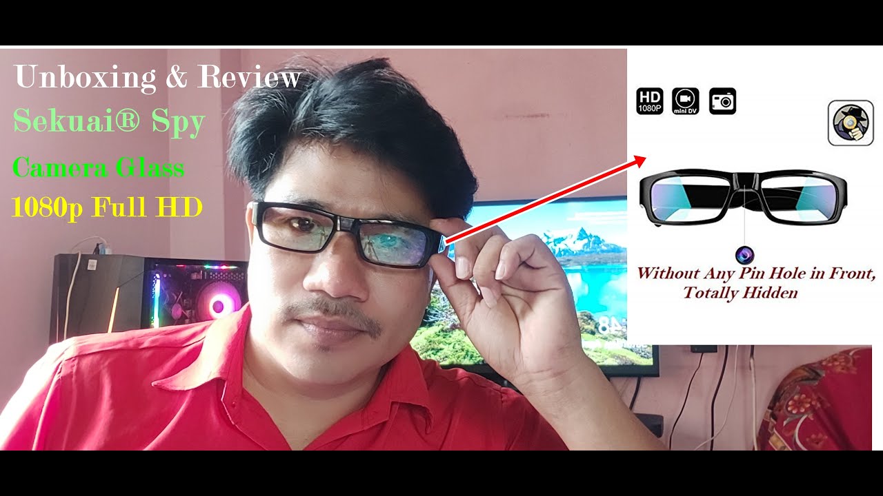 Sekuai&reg; Spy Camera Glass 1080p Full HD Unboxing and Review |