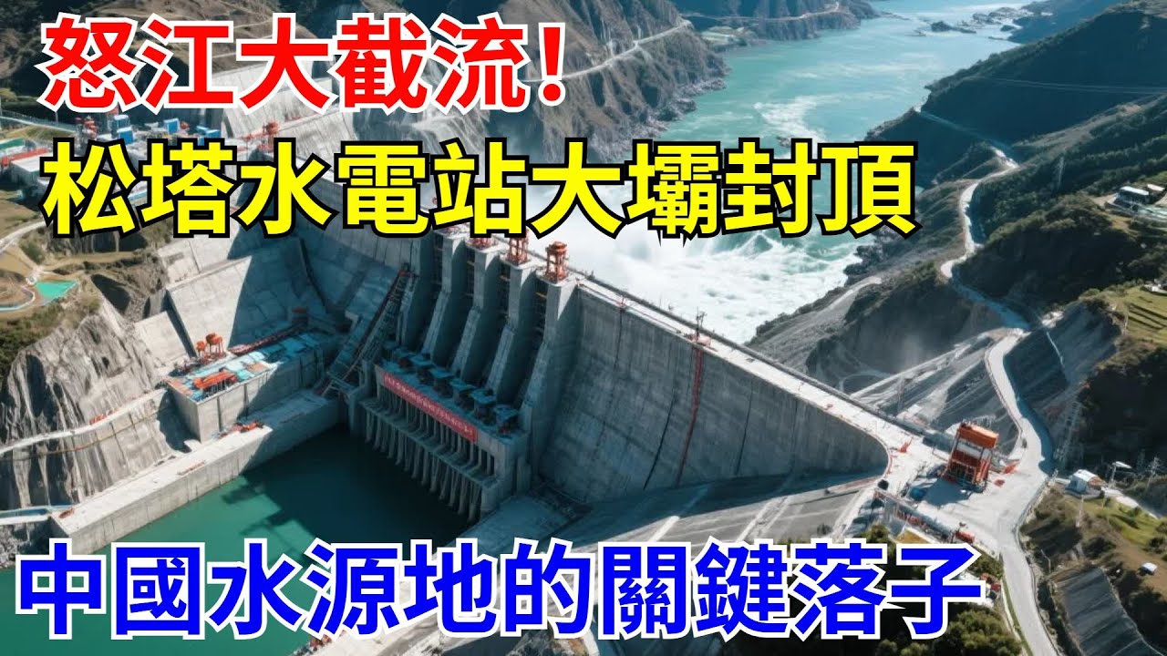 怒江大截流！松塔水電站大壩封頂，中國高海拔水源地的關鍵落子【山河話事】#大國工程 #科普 #水利工程 #中國