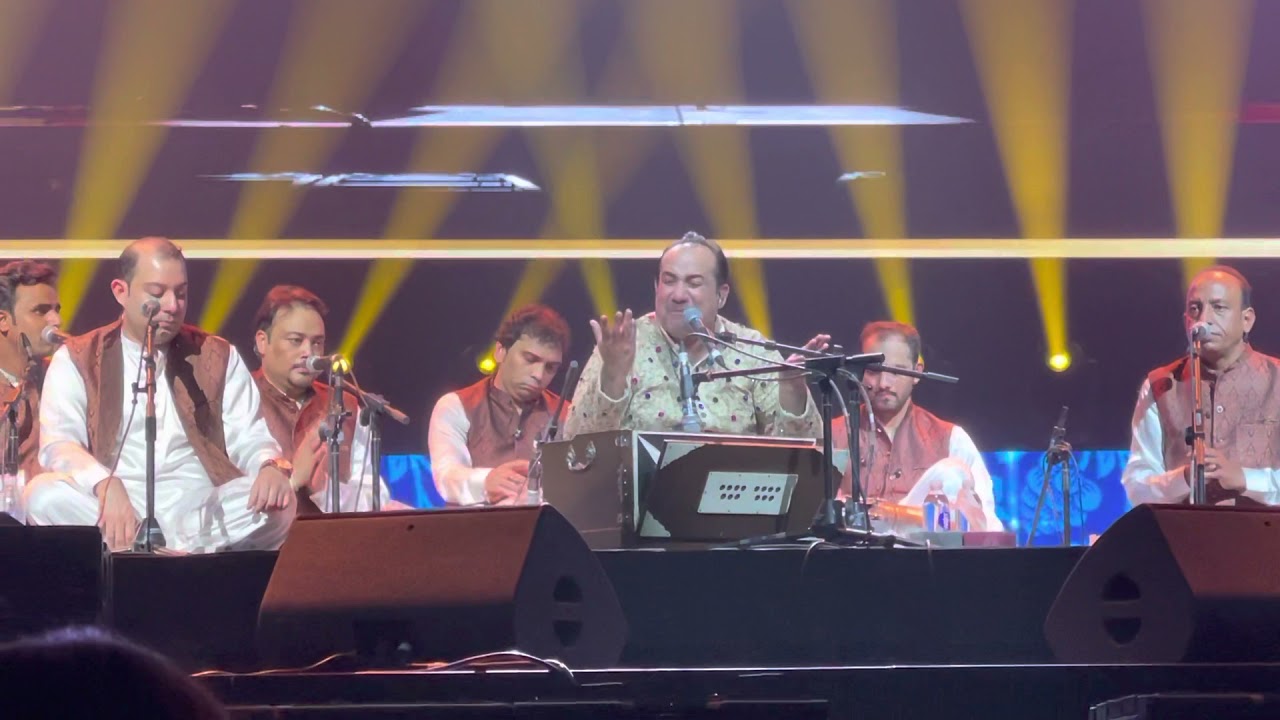 Sanson Ki Mala Pe | Ustad Rahat Fateh Ali Khan Live 2021| Best Lines at 5:57