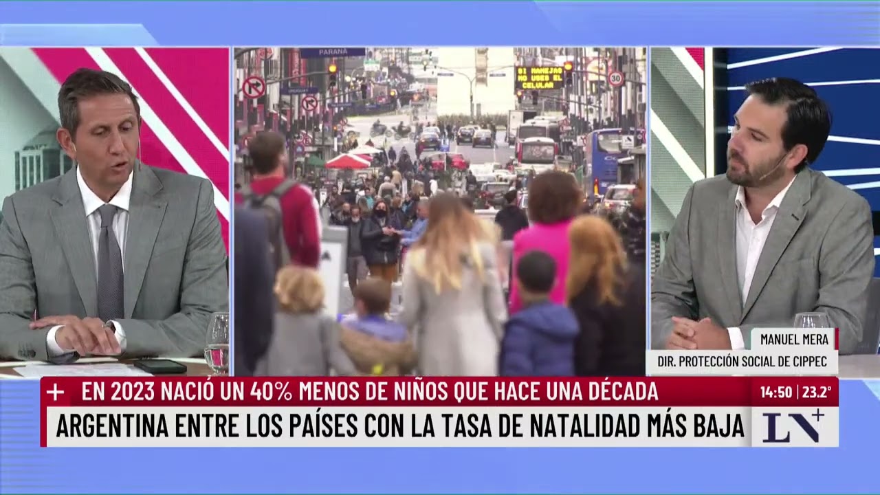 Argentina entre los países con la tasa de natalidad más baja