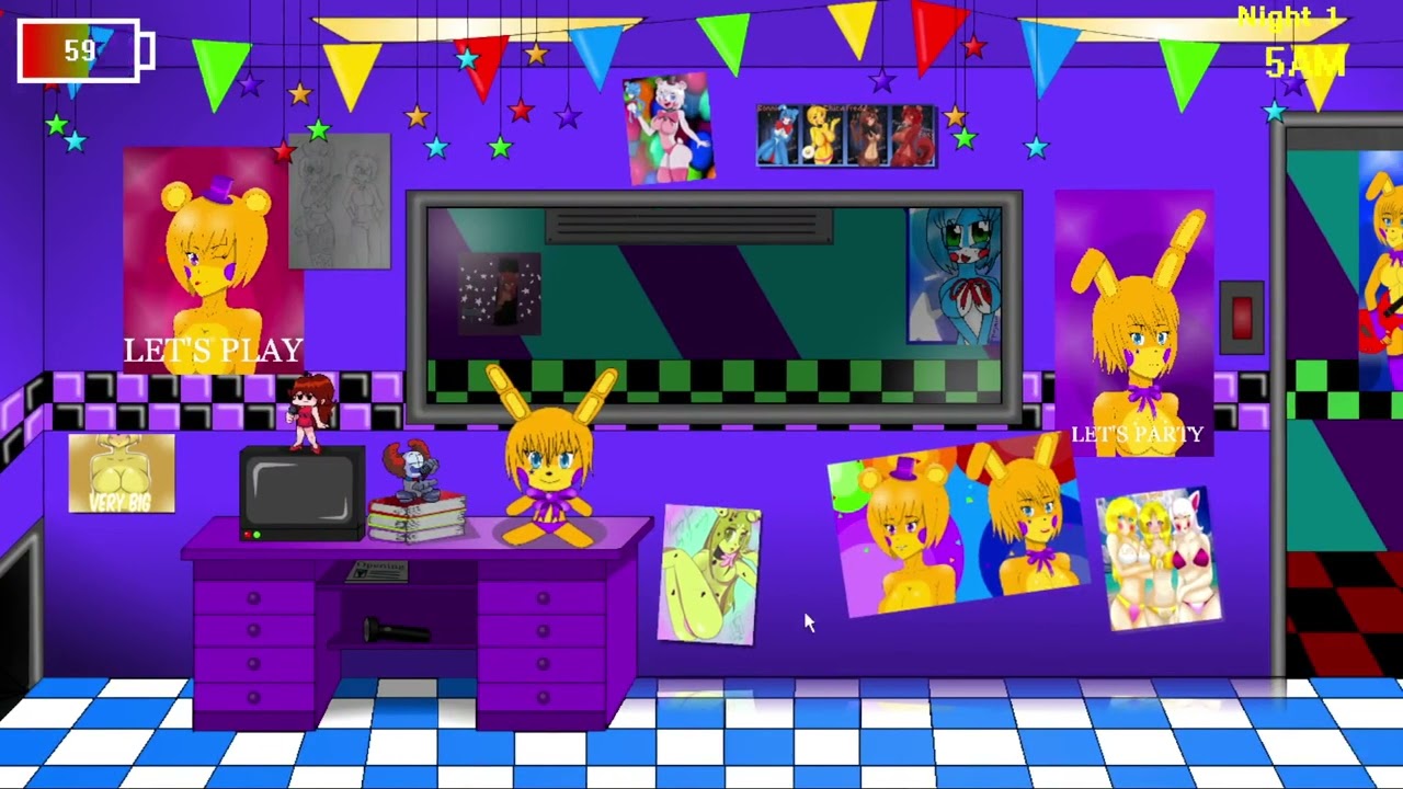 Five Nights at Golden Girls Nights 1-2 with Jumpscare at end