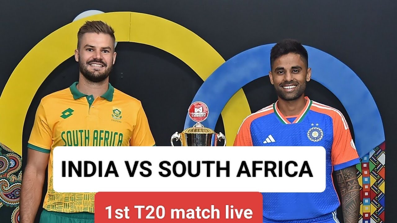India vs south Africa 1st T20 match live score. 