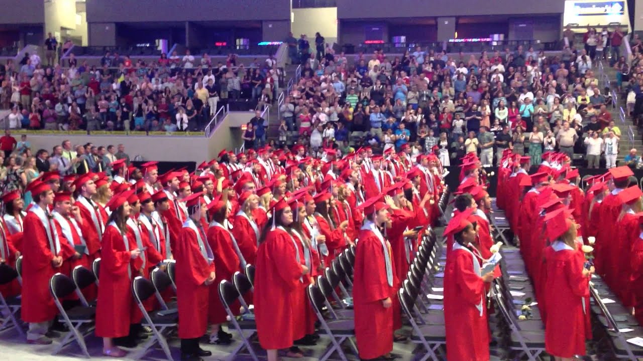 Ralston High School 2013 Graduation Cap Toss