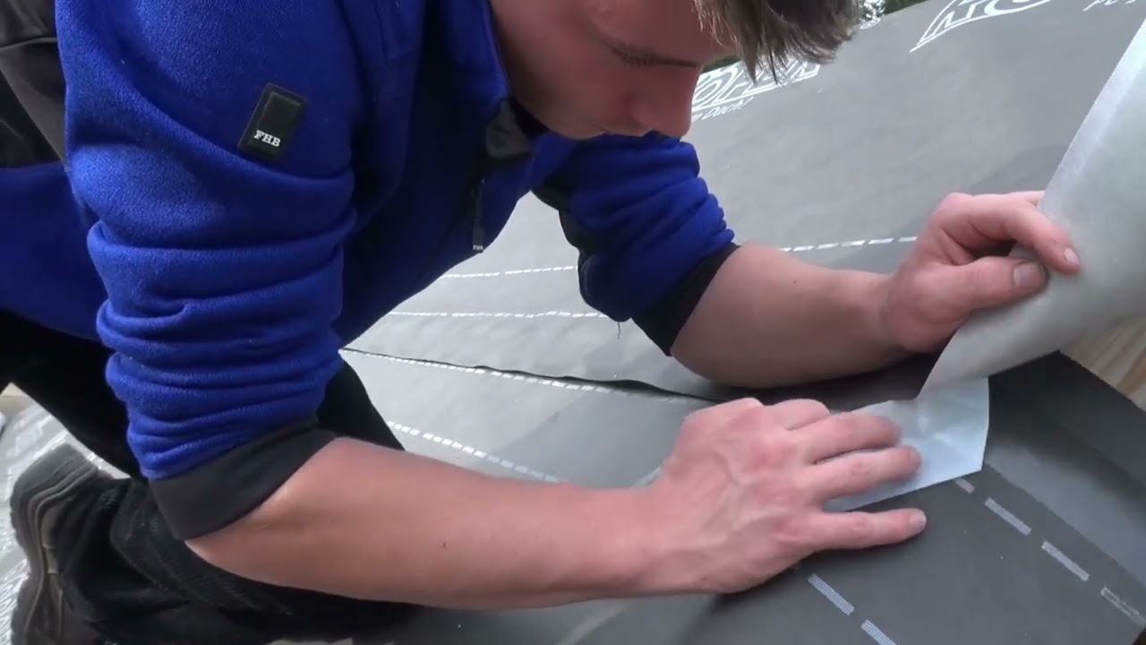 ROOOFER Unterspannbahn 150 g - Einfach und sicher in Verlegung!