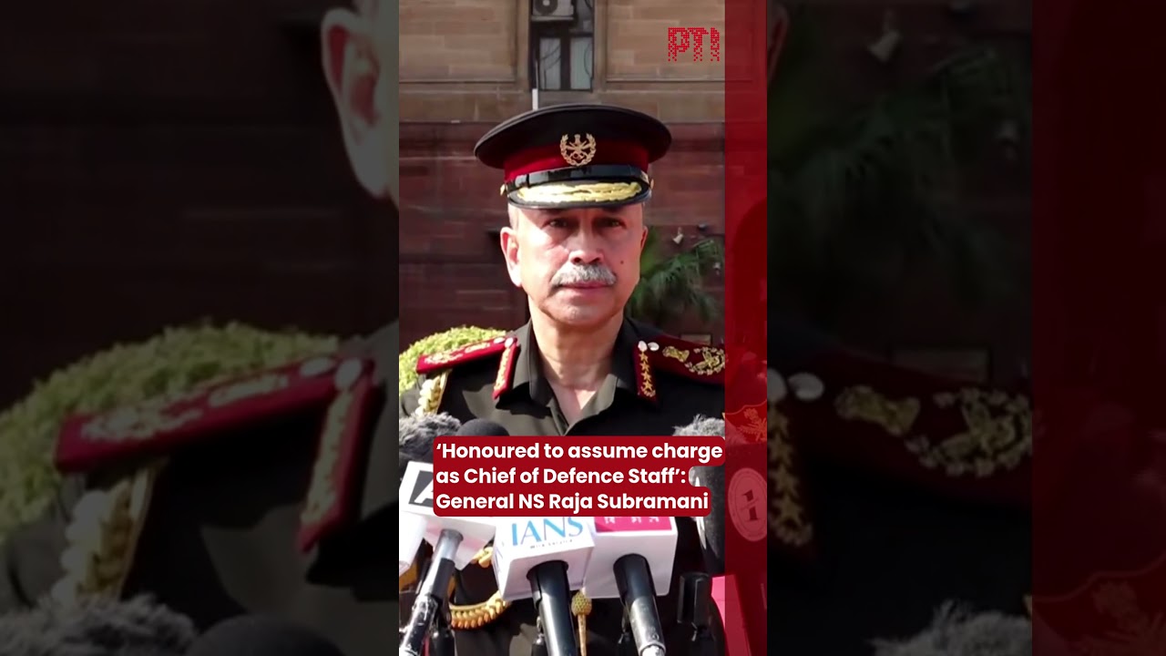&lsquo;Honoured to assume charge as Chief of Defence Staff&rsquo;: General NS Raja Subramani