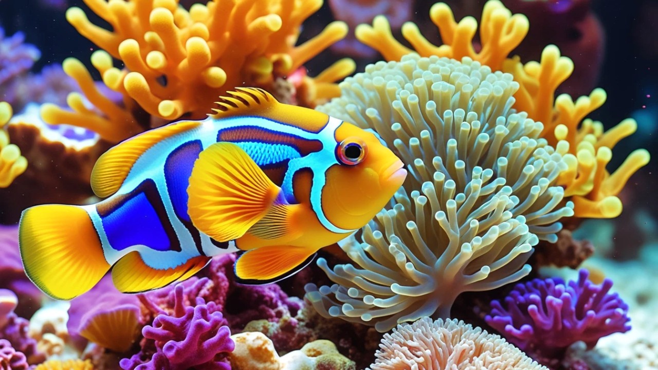 The Best 4K Aquarium - Dive Into The Mesmerizing Underwater Realm, Sea Jellyfish, Coral Reefs . #9