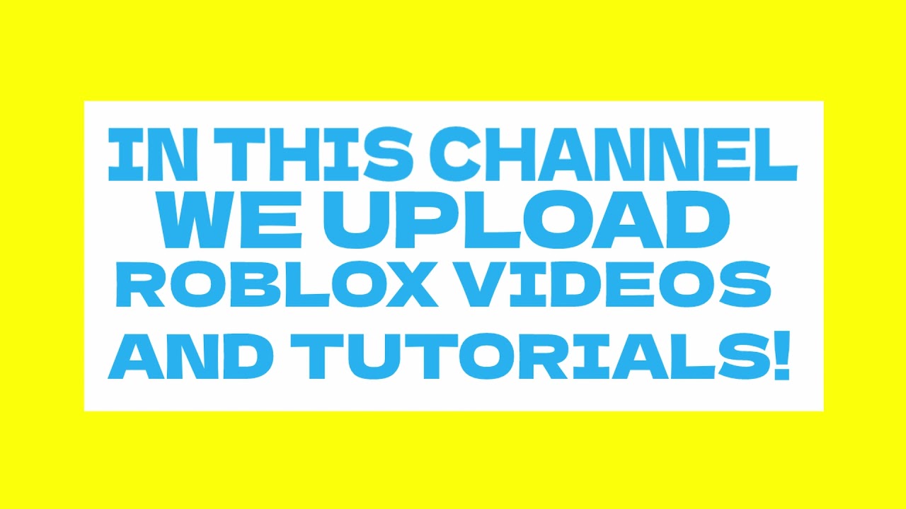Welcome To My Channel || NoobTutorial