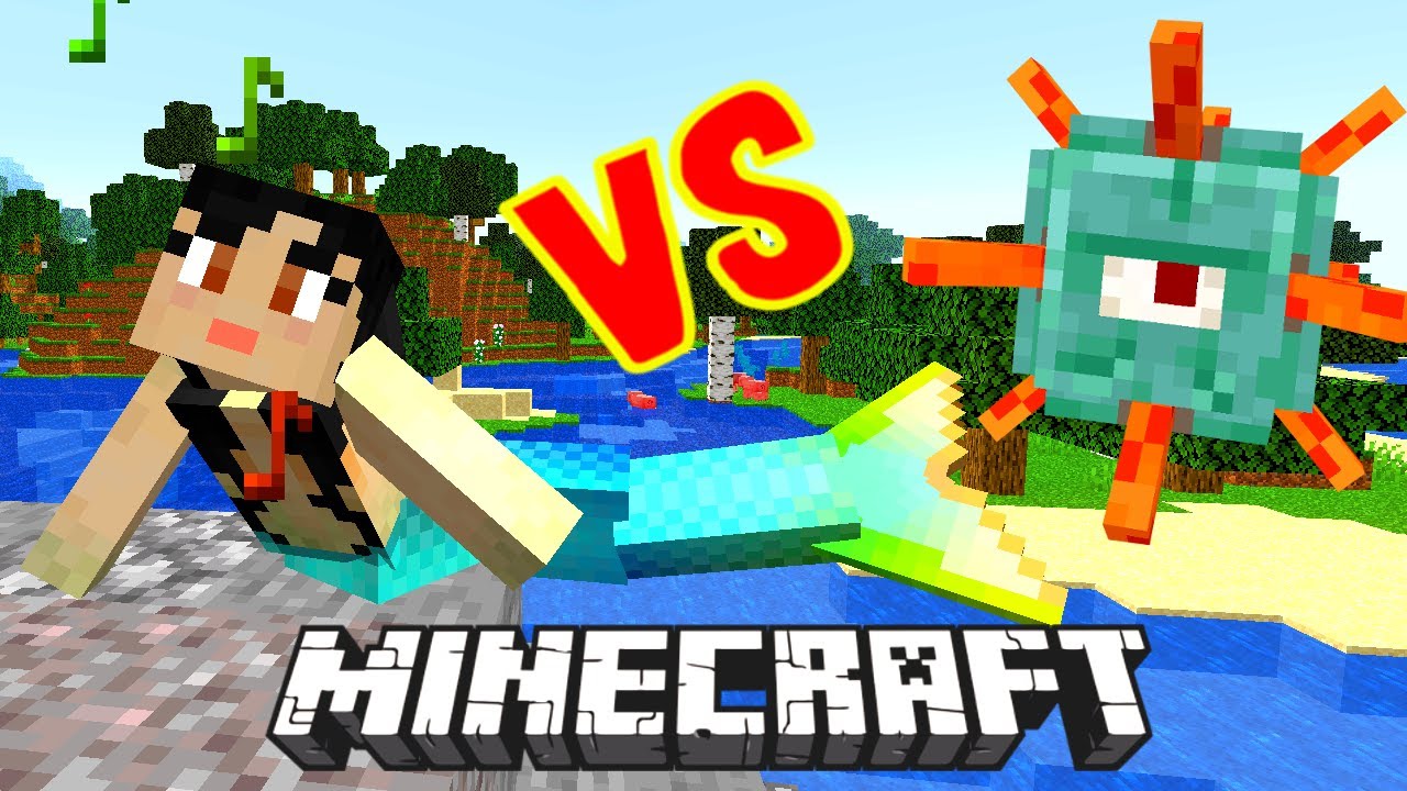 Guardians Vs. Siren in Minecraft. WHO is STRONGER???