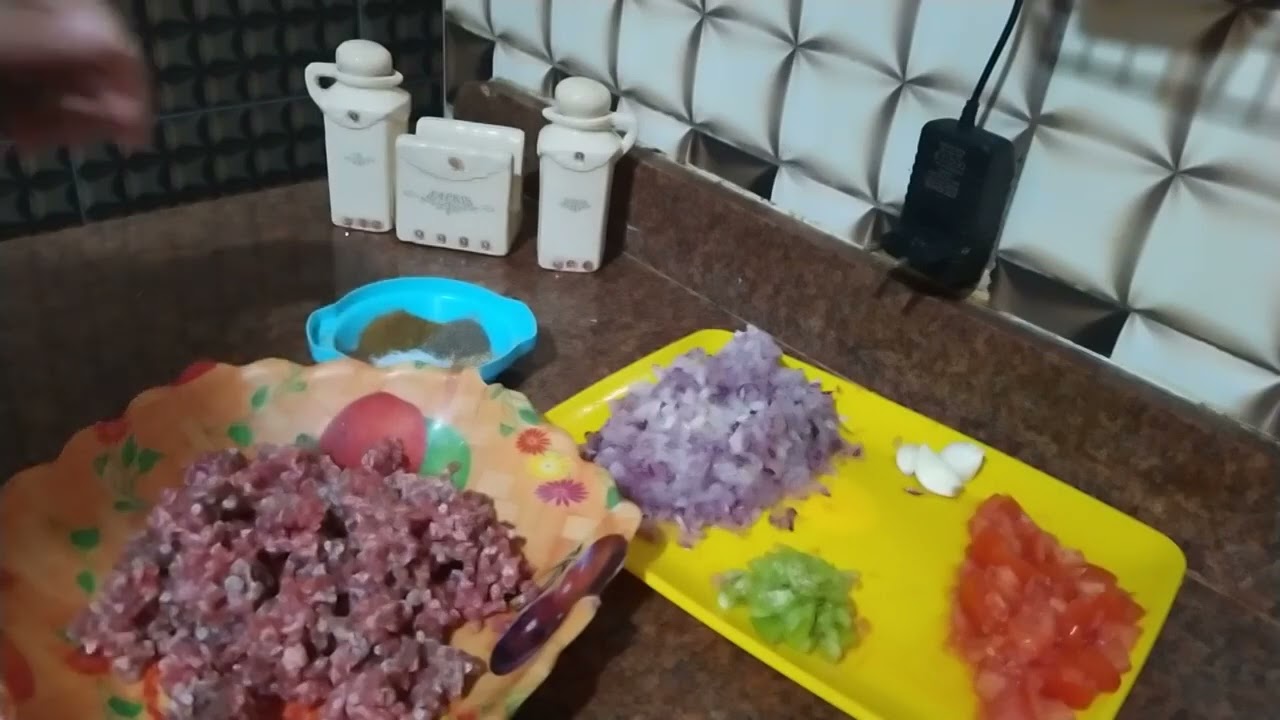 بربع كيلو لحمه مفرومه عملت احلى عيش باللحم ،🌮🌮🥙