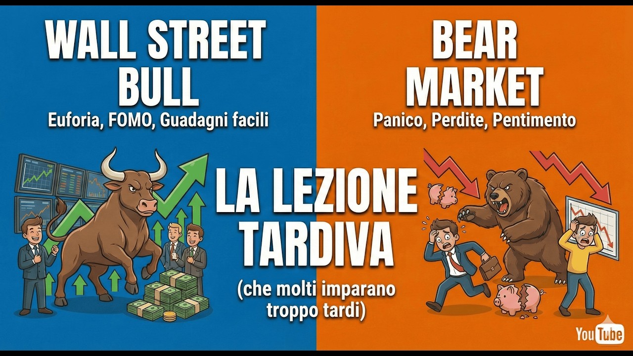 Wall Street e il bear market: la lezione che molti imparano troppo tardi