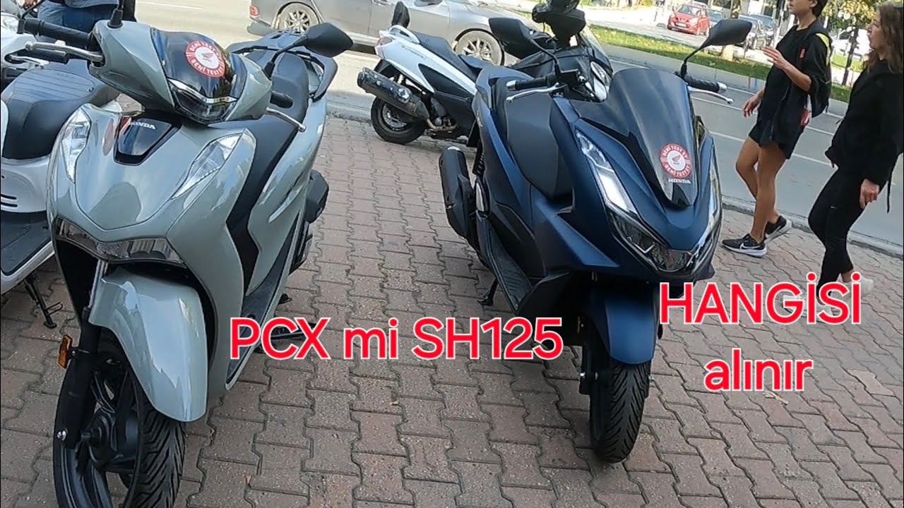 YENI Honda sh 125 mi PCX 125 mi hangisi