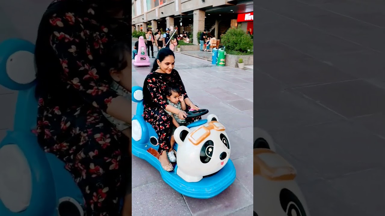 Panda Ride with Mamma #panda #pandagaming #rides #selectcitywalk #car #viral #shorts