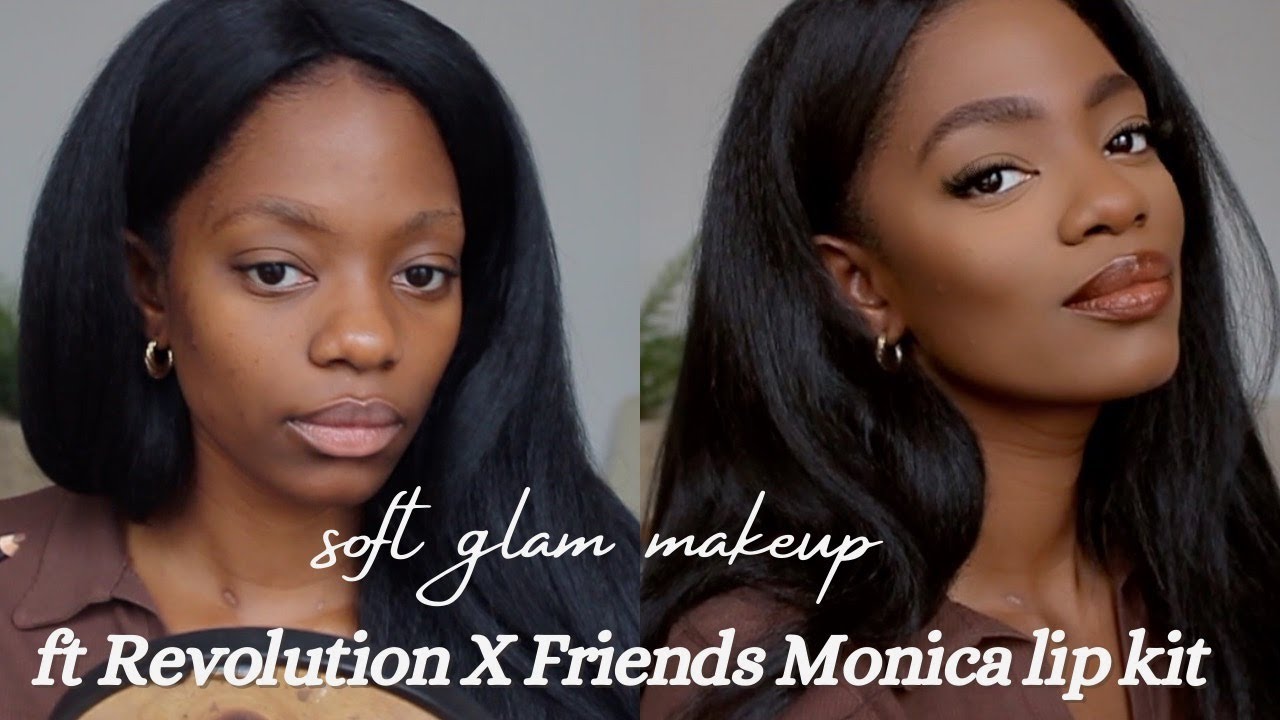 SOFT GLAM MAKEUP FT REVOLUTION X MONICA LIP KIT