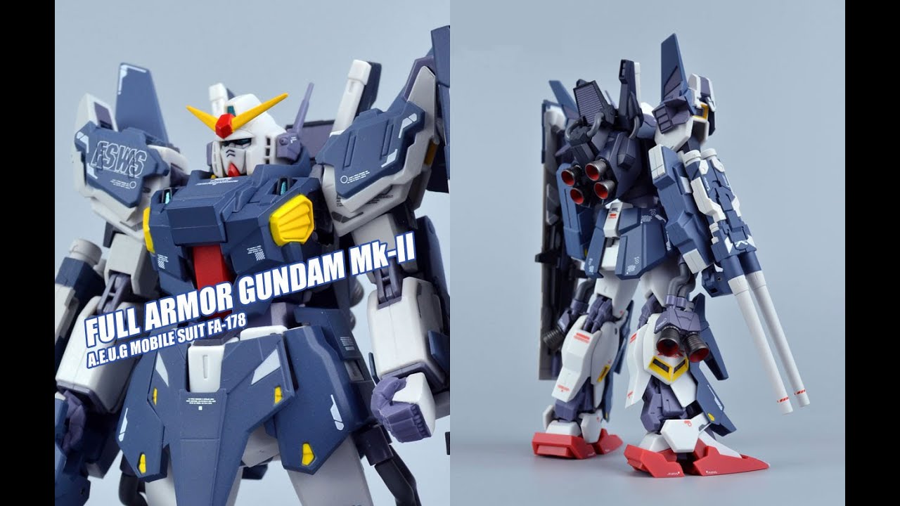 【评头论足】BANDAI万代 KA ROBOT魂 FULL ARMOR GUNDAM MK-II 卡标识全装备MK2 高达/钢弹模型评测 GUNPLA REVIEW
