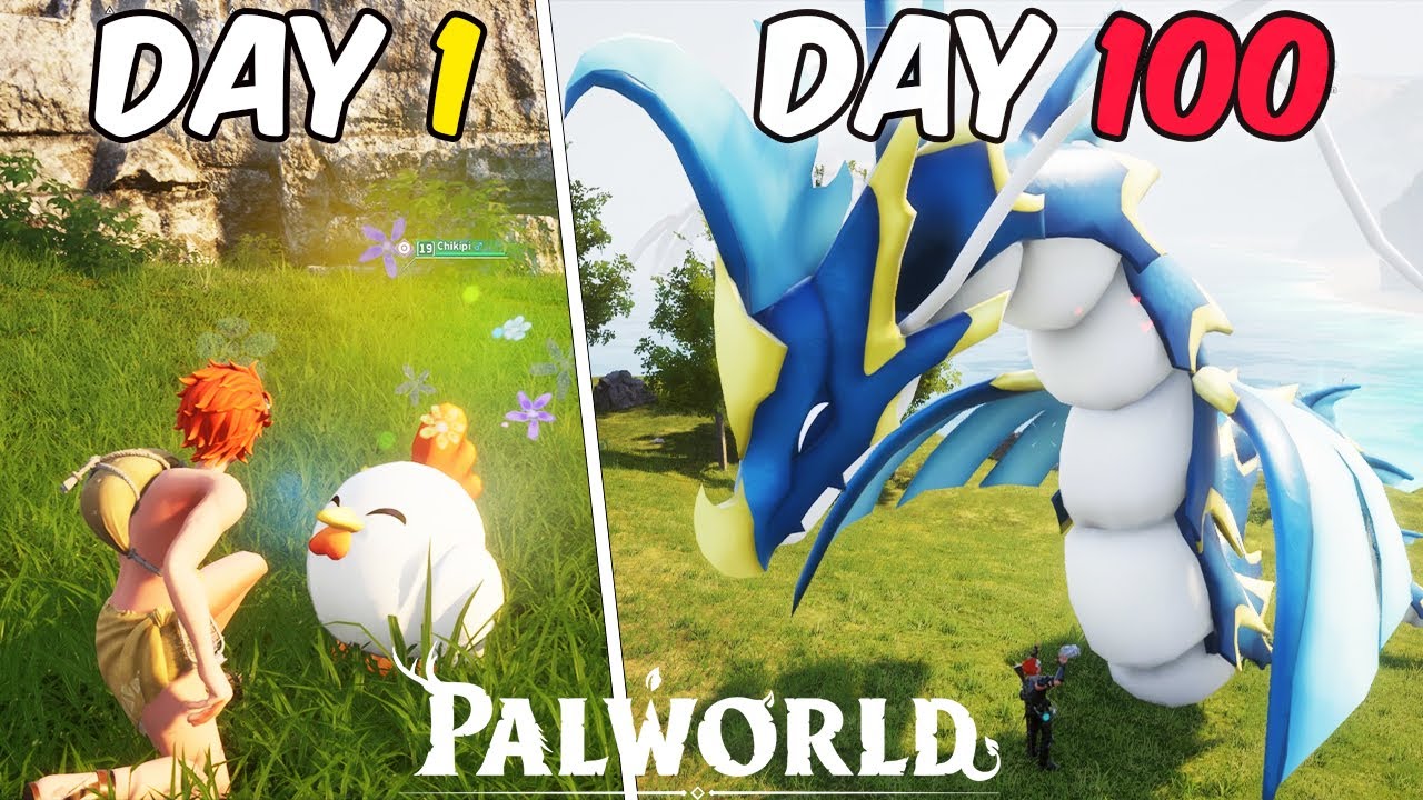 I Survived 100 Days In Palworld ( Hindi )