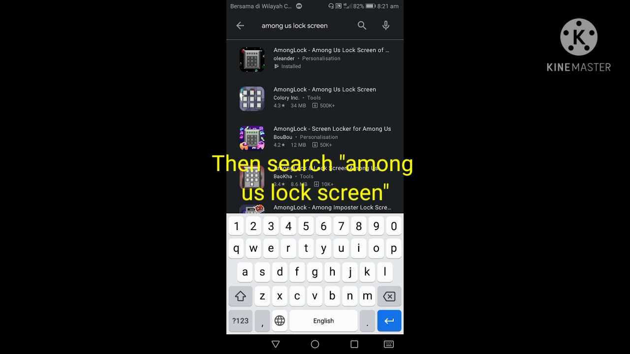 How to get an Among Us lock screen