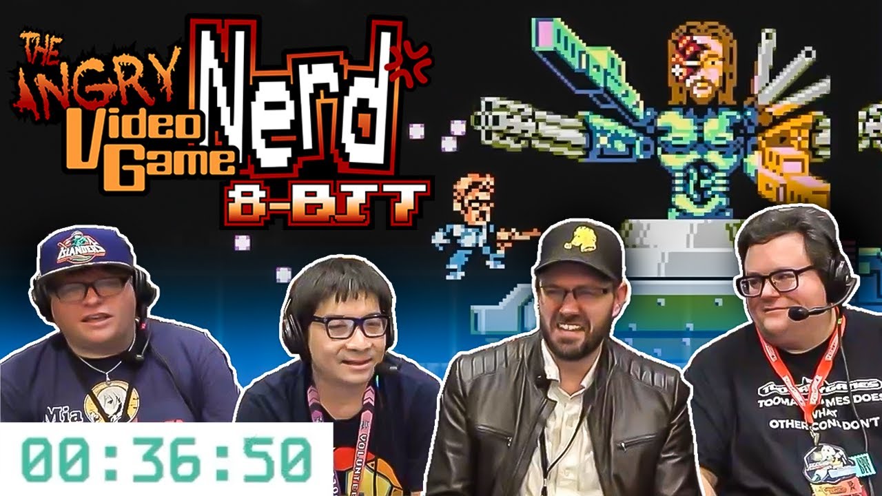AVGN 8-Bit Speedrun с Джеймсом Рольфом в прямом эфире