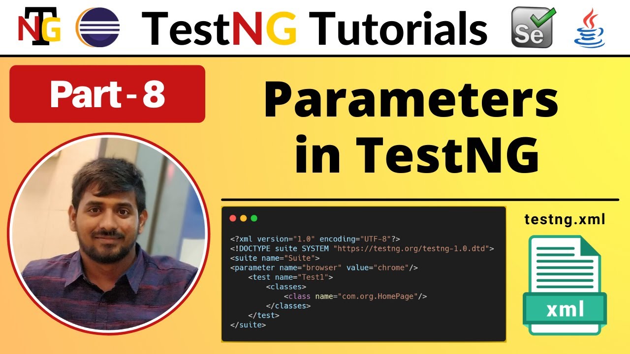 P8 — Параметры в TestNG | TestNG | Тестовая среда |