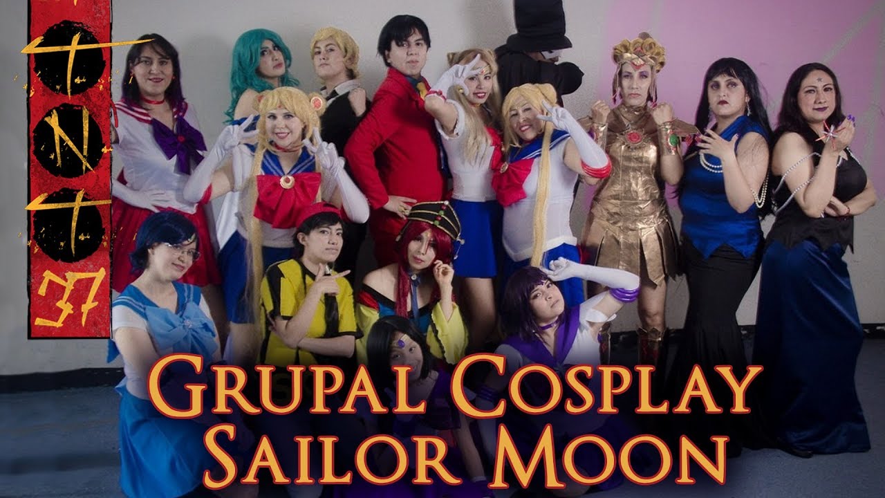 Grupal Cosplay Sailor Moon, en Expo TNT 37