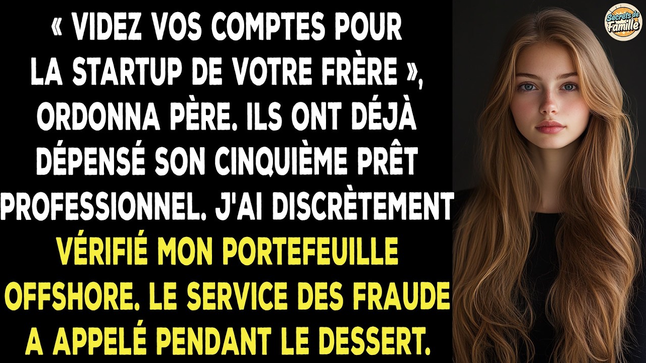 Pendant Le Dîner De Famille, Ils Ont Exigé De Voir Mes Économies Puis Le Relevé Bancaire Est Arrivé.