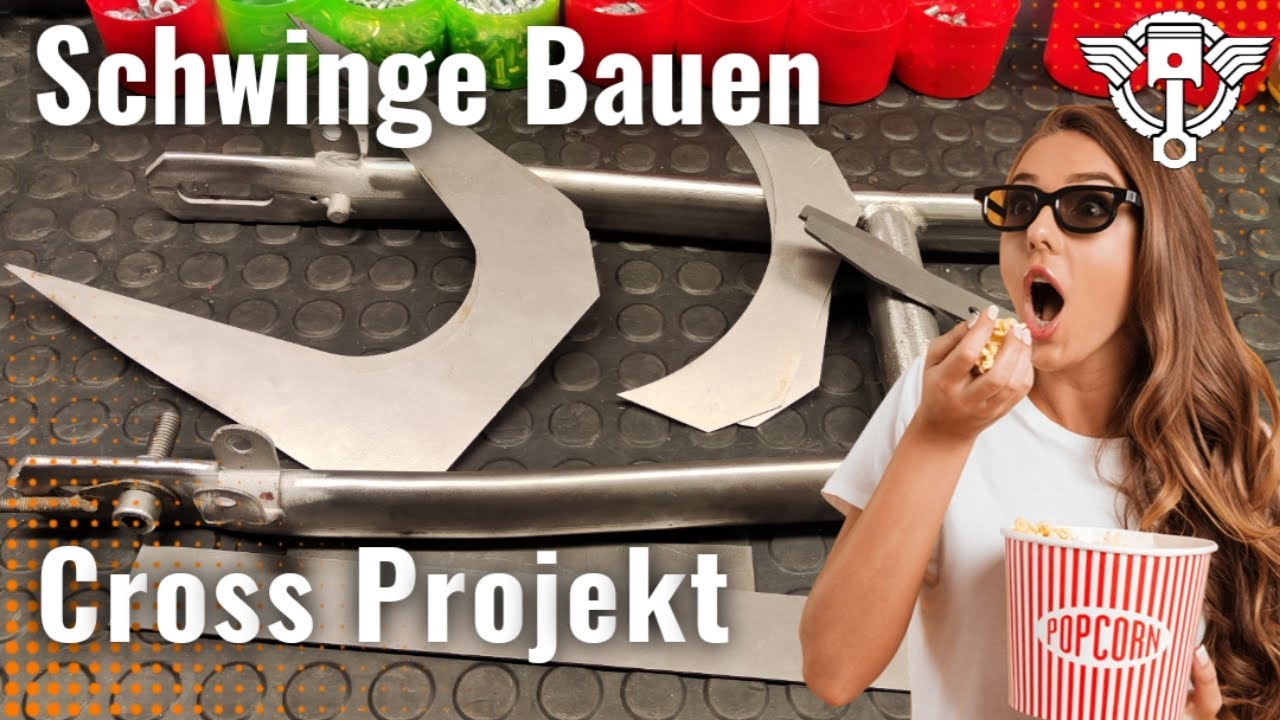 Simson Neue Schwinge Bauen für das Cross Projekt mit Teilen von JW Sport SH Tuning Teil 2