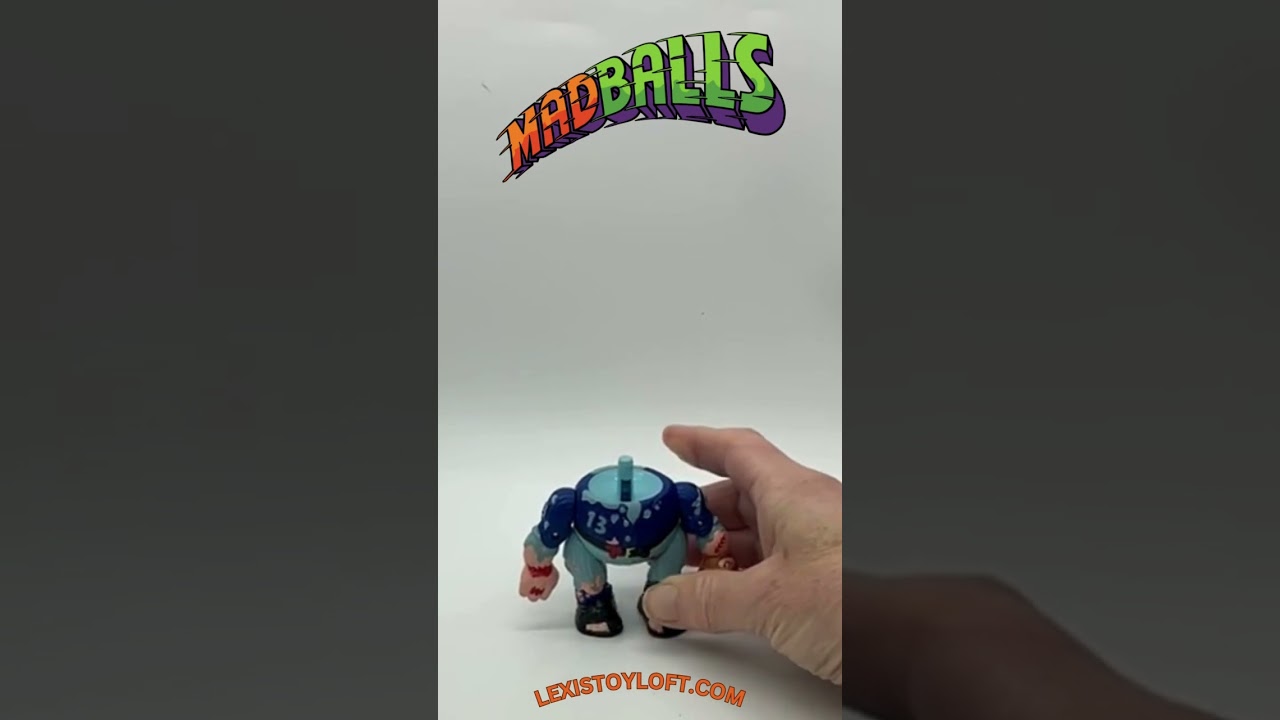 Madballs Screaming Meamie popping his head off #oldtoys #madballs #vintagetoys #1980stoys