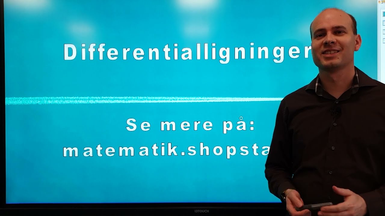 Differentialligninger - introduktion og kontrol af løsning