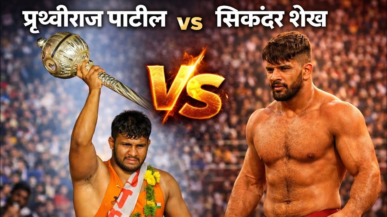 पै.सिकंदर शेख विरुद्ध पै.पृथ्वीराज पाटील यांची लढत शेवट पर्यंत पहा काय घडलं 
