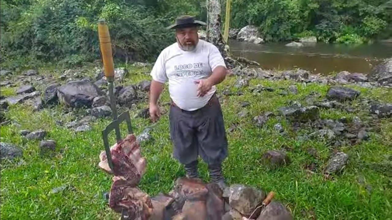CHURRASCO DE CAMPO NO RIO.