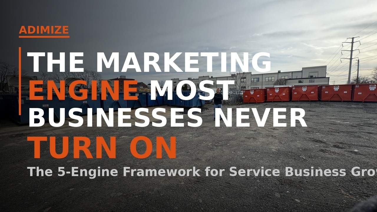 The Marketing Engine Most Service Businesses Never Turn On (don't worry I'll go over each one!)