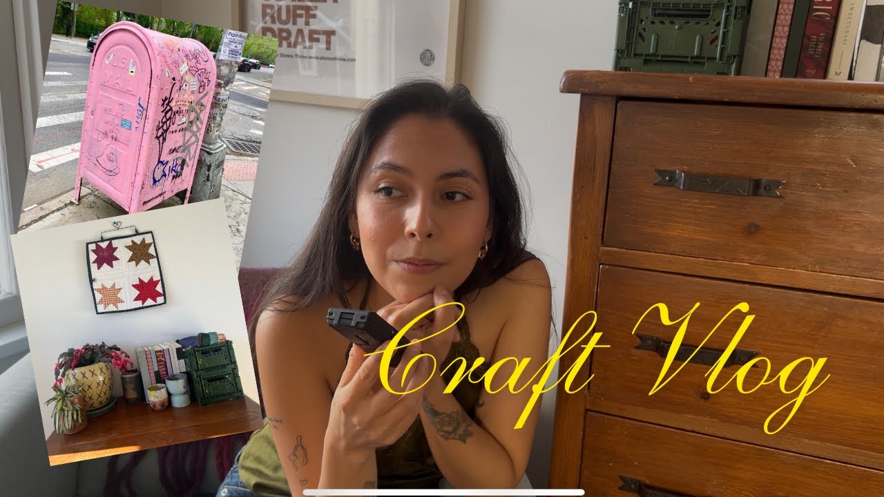 Craft Vlog (late holiday gifts) 