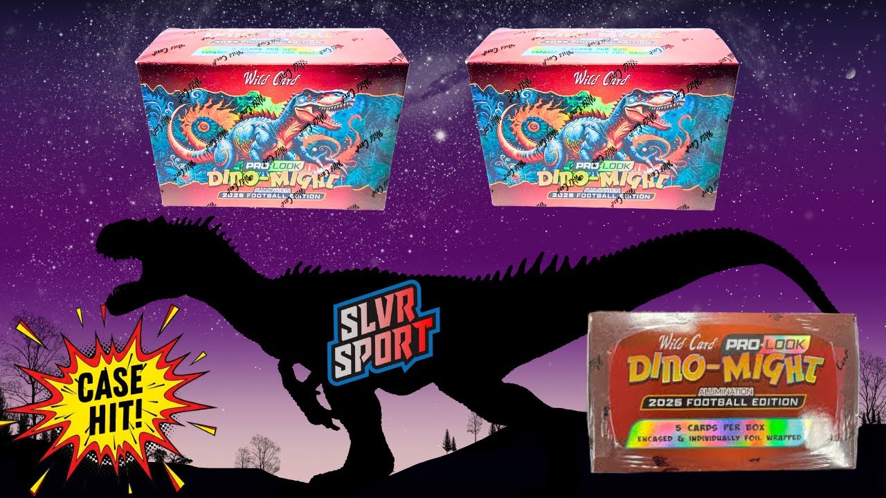 This Was A LOT of Fun! - 2025 Wild Card Dino Might Football Hobby Box Opening