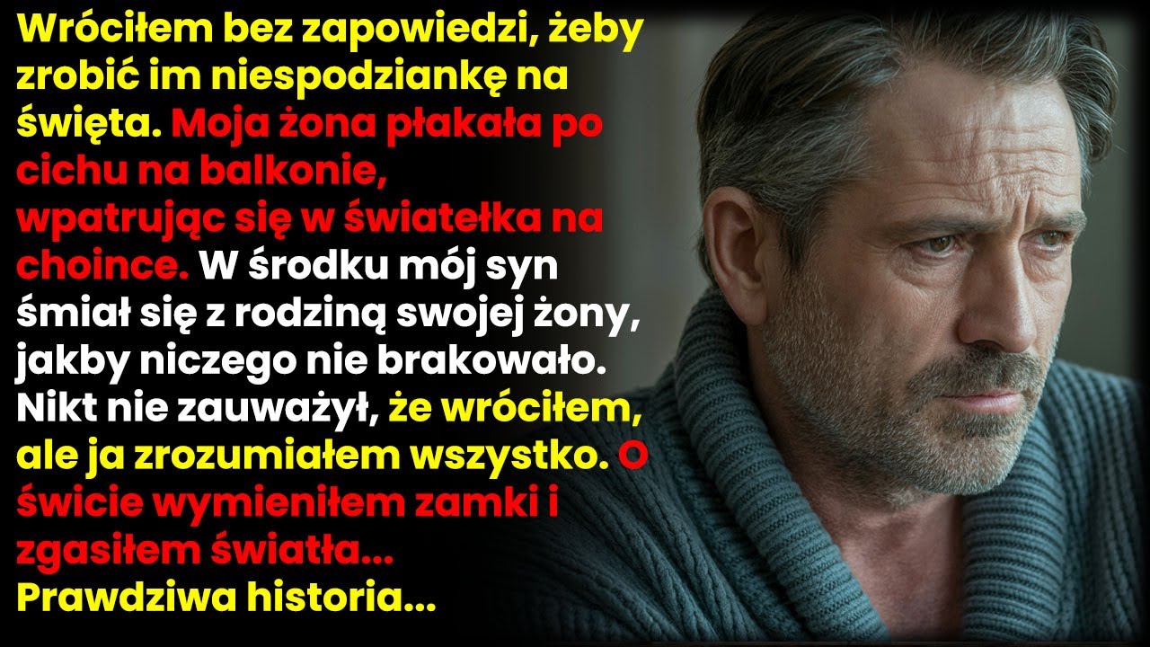 Wróciłem, zobaczyłem płaczącą żonę. Syn śmiał się z teściami… PRAWDZIWA HISTORIA.