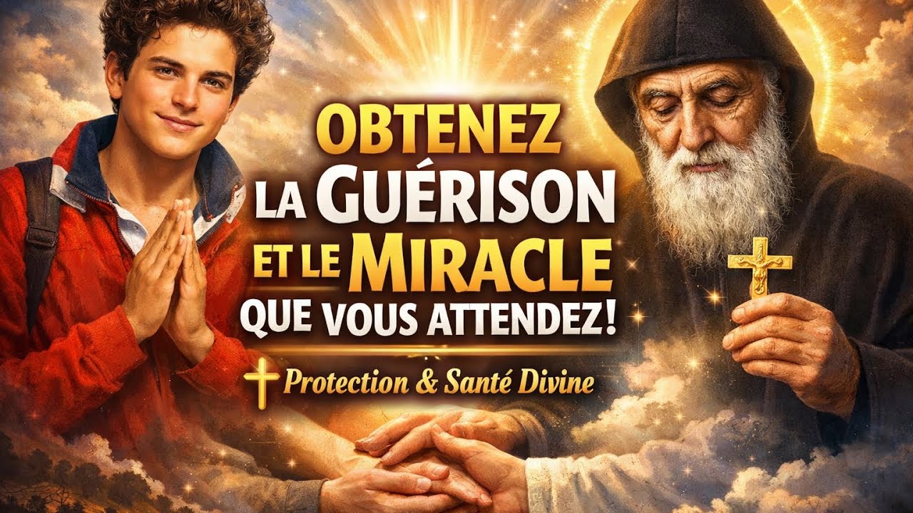 ✨ PRIÈRE DE GUÉRISON à CARLO ACUTIS et SAINT CHARBEL : GRÂCE et RÉTABLISSEMENT pour toi 🙏