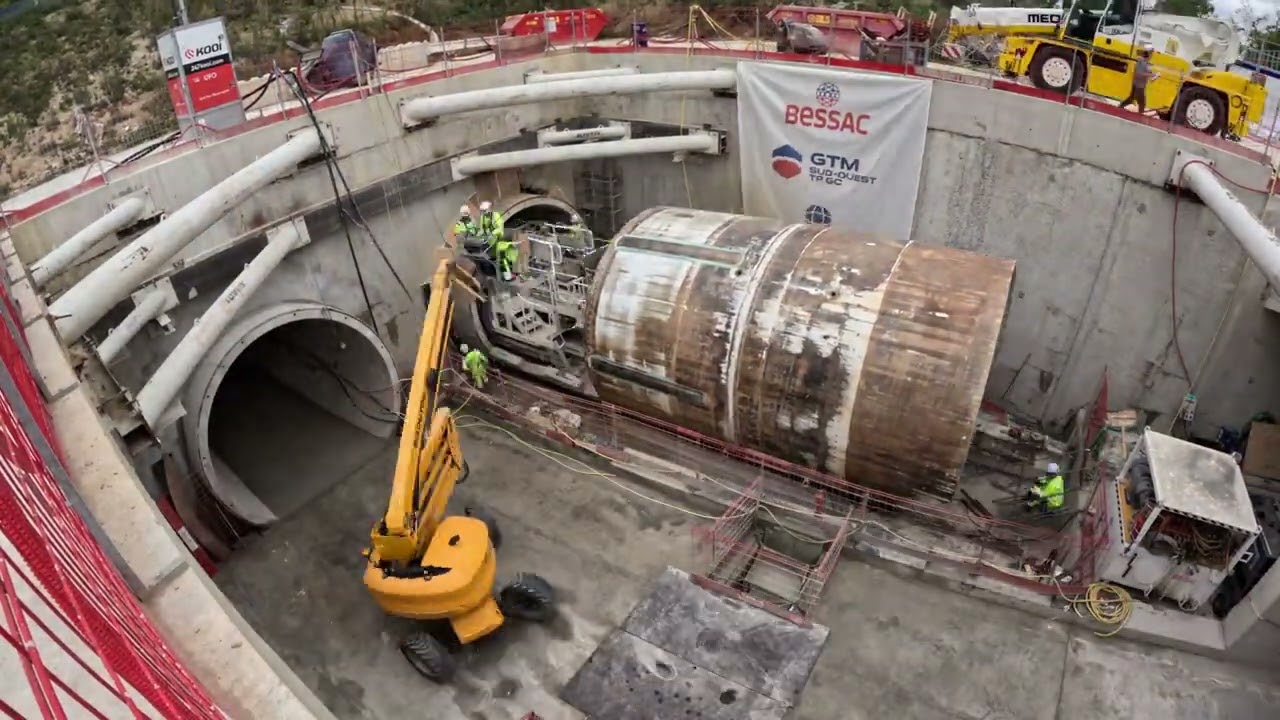 Bessac Oct 24 -  Métro de Toulouse – Chantier de la Connexion Ligne B