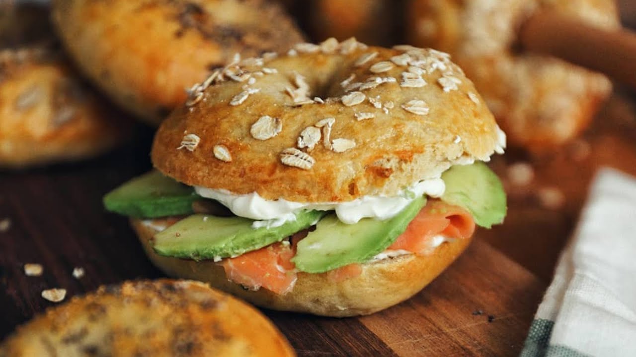 BAGELS DE MASA MADRE  *RECETA FACIL*