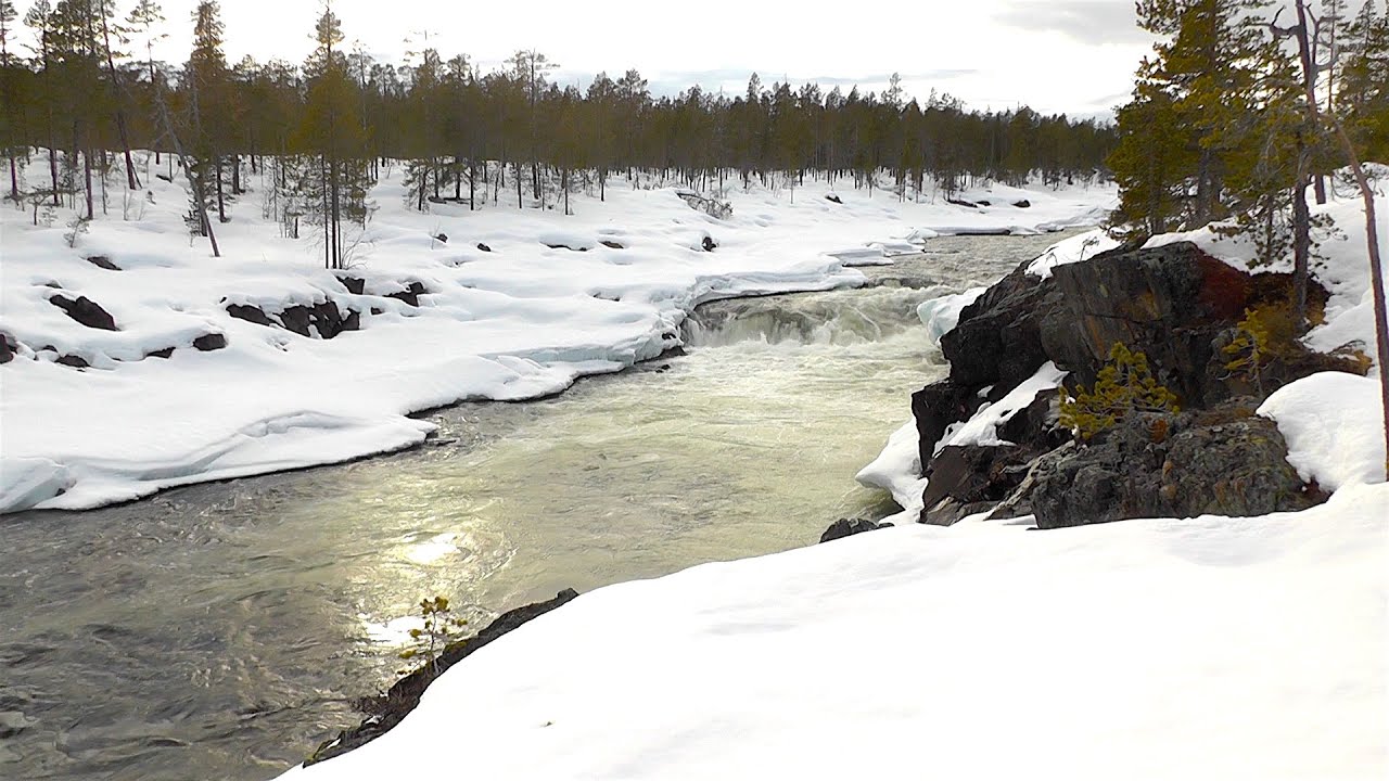 Trollforsen, Pite&auml;lven - April 2016