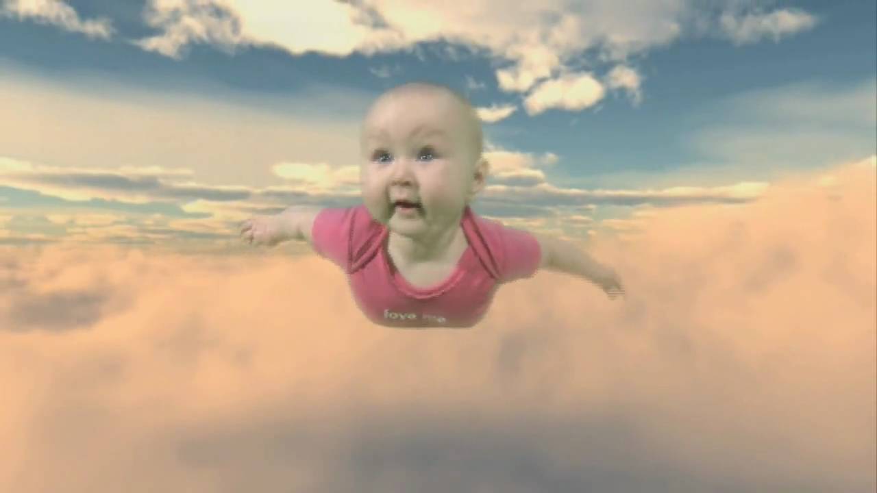 flying baby