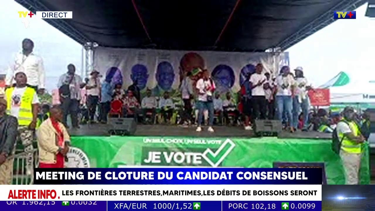MEETING DE CLOTURE DU CANDIDAT CONSENSUEL ALBERT ONDO OSSA