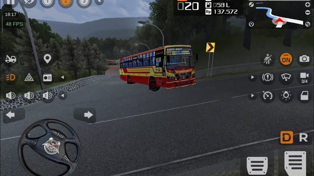 Passengers Transport Kerala Tour | BUSSID Malayalam Style Tourist Bus Driving 🚍🌴