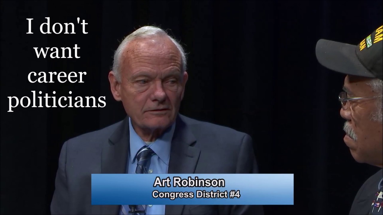 Art Robinson for Congressional District 4  I don't want career politicians