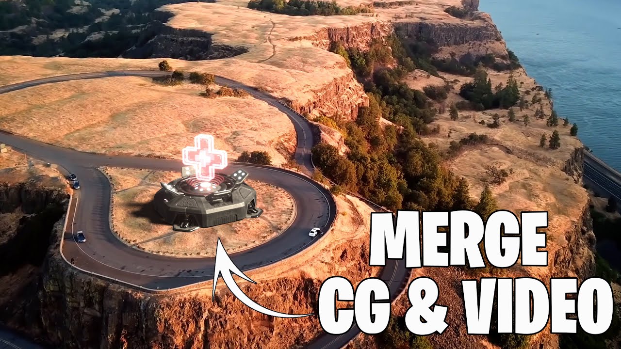 How to Merge 3D Models into Aerial Video Footage